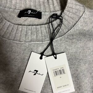 7 For All Mankind Gray Sweater